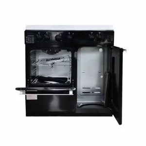 Cuisinière FIABTEC - 4 foyers 60 × 90 électrique -Noir