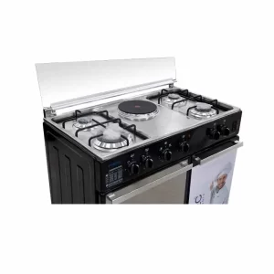 Cuisinière à gaz – FIABTEC – 05 feux 60 x 90  -Gris