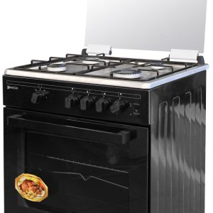 Cuisinières à gaz automatique - Innova - IN6402 - 4 Feux - 60 x 60 cm - Noir - Garantie 06 Mois