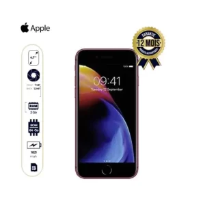 Apple iPhone 8 - 64 Go/2 Go RAM - 4.7" - 1821 mAh - Blanc