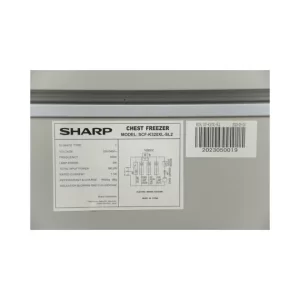 Congélateur Coffre Sharp - 200L - SCF-K320XL-WH2 - Gris - Économique - Garantie 6 mois