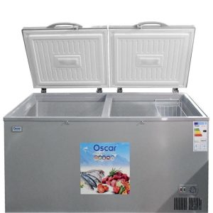 Congélateur coffre Double - Oscar - OSC-620 - 518 Litres - Argent - Garantie 06 mois