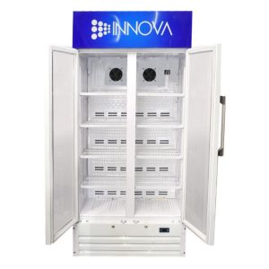 Réfrigérateur Vitré - Innova - IN690 - 488 L - avec 4 étagères de rangement - Blanc - 6 Mois