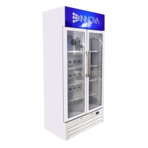 Réfrigérateur Vitré - Innova - IN690 - 488 L - avec 4 étagères de rangement - Blanc - 6 Mois