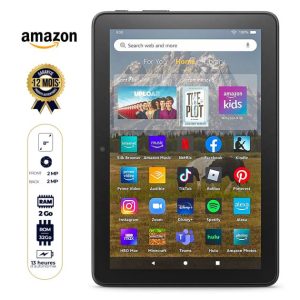 Tablette Amazon Fire HD 8 - 32Go - 2Go RAM - 8 pouces - Autonomie 13 heures - Avec contrôle parental - Garantie 12 Mois